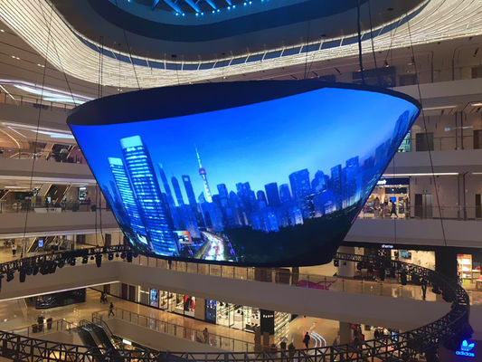 चीन मल्टी फंक्शन पारदर्शी एलईडी डिस्प्ले अल्ट्रा स्लिम लाइट वेट फॉर शॉपिंग मॉल आपूर्तिकर्ता