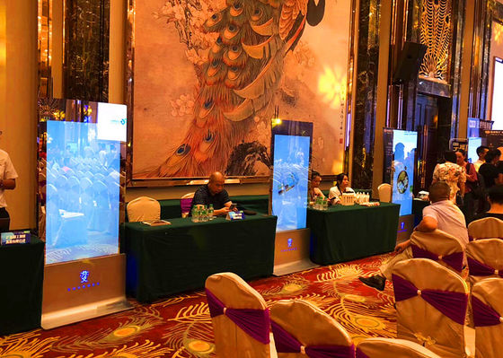 चीन नैरो बेजल ट्रांसपेरेंट ओएलईडी डिस्प्ले फॉर प्रदर्शनी हॉल मल्टी लैंग्वेज सपोर्ट आपूर्तिकर्ता