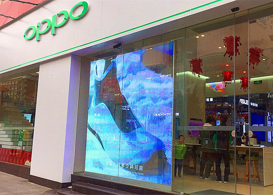 चीन पारदर्शी इंडोर एलईडी डिस्प्ले स्क्रीन वाईफाई कंट्रोल ग्लास विंडो सीई स्वीकृत आपूर्तिकर्ता